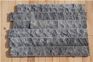 Free Length Splitface Black Marble, Dark Blue, Grey Marble Ledge Stone