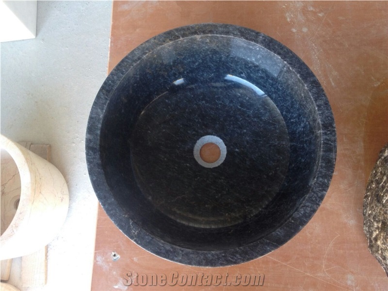 Black Marble, Taurus Black Marble Wash Basin