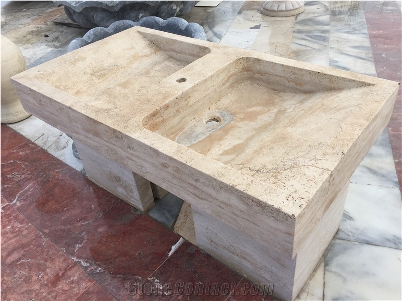 Classic Travertine, Light Travertine, Wash Basins