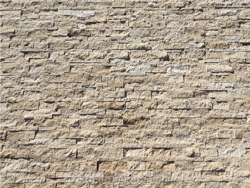 Classic Travertine Split Face Z Panel, 7x21