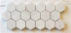 Dolomit Marble Hexagon Mosaic
