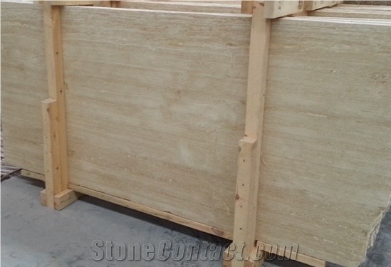 Light Travertine Vein Cut Tiles & Slabs, Beige Vc