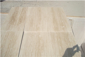 Light Travertine Vein Cut Tiles & Slabs, Beige Vc