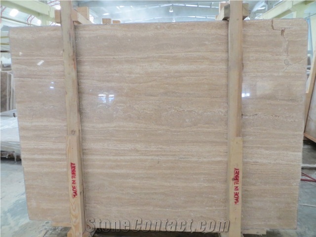 Light Vein Cut Travertine, Denizli Vc, Beige Vc