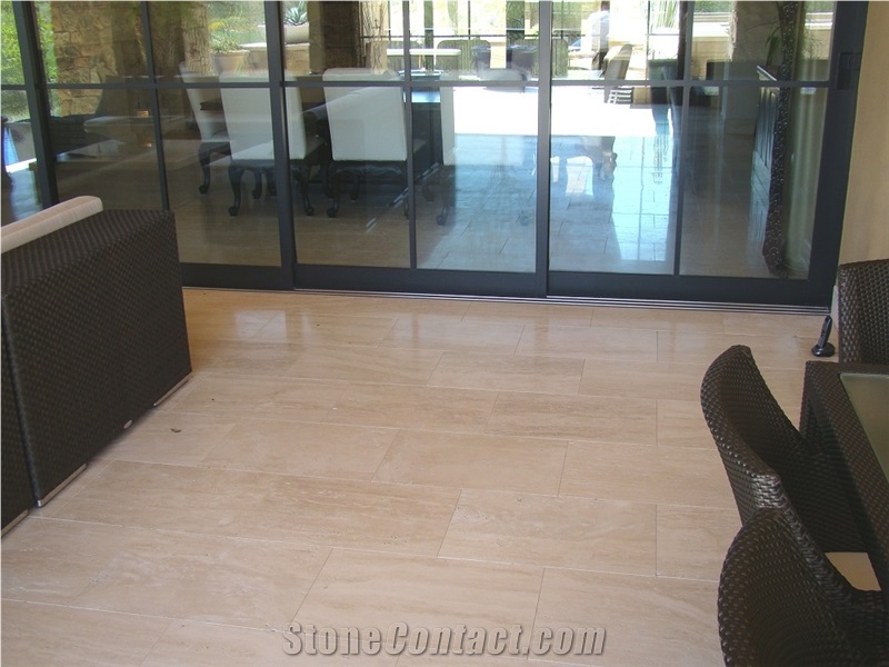Light Vein Cut Travertinetiles,Vein Cut Travertine