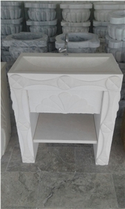 Limestone Wash Basins, Cream Limestone