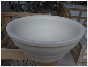 Limestone Wash Basins, Cream Limestone