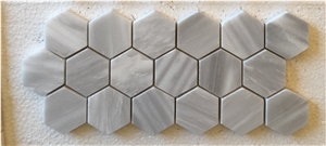 Marmara Equator Marble Hexagon Mosaic