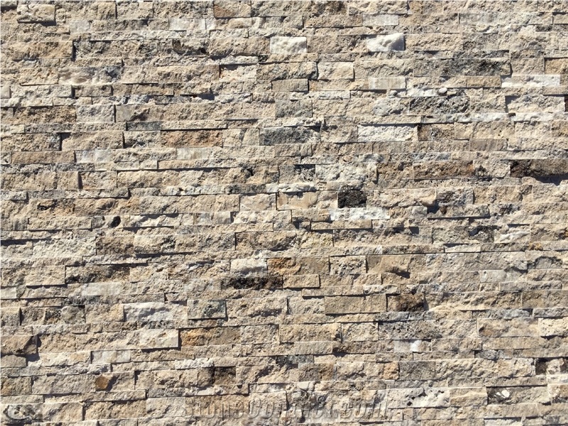 Philadelphia Travertine Z Panel Split Face, 7x21