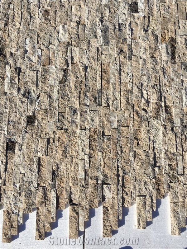 Philadelphia Travertine Z Panel Split Face, 7x21