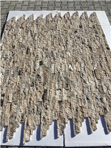 Philadelphia Travertine Z Panel Split Face, 7x21