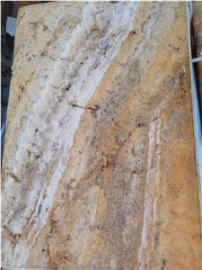 Scabas Travertine, Scabos Travertine, Yellow Brown