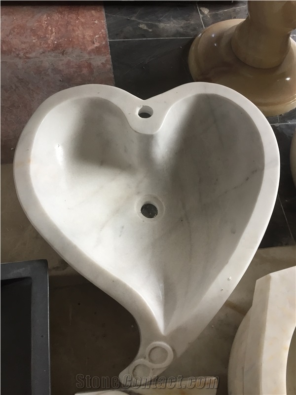 White Marble Wash Bowl, Super White Marble Wash Basins