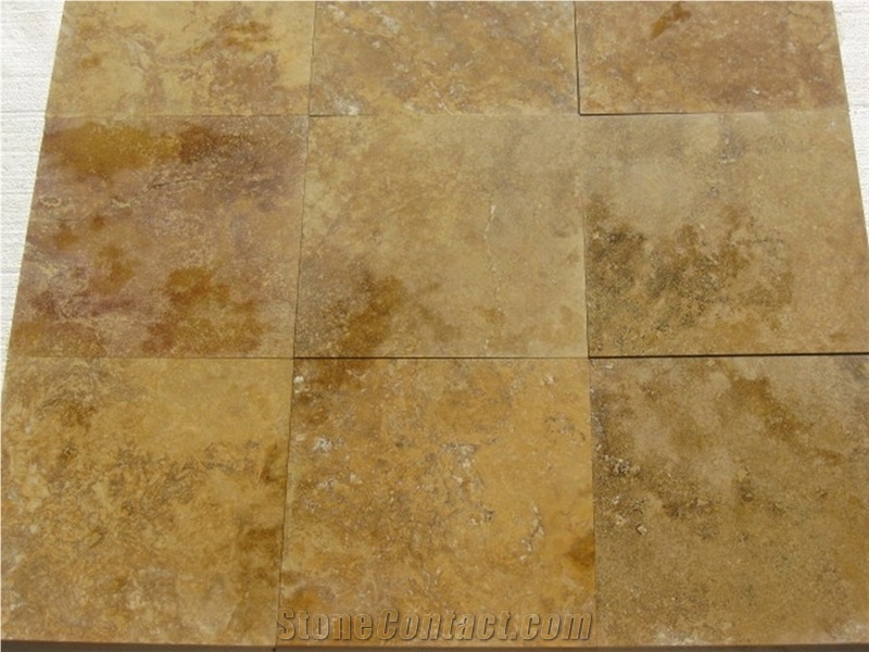Yellow Travertin, Gold Travertine, Travertino Oro