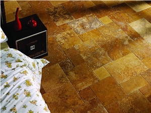 Yellow Travertine Cross Cut, Giallo Travertine