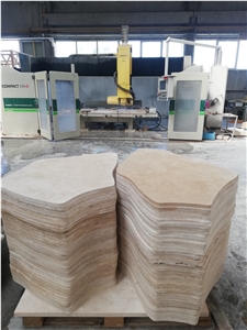 Crazy Cut Paving Stone - Ivory Travertine
