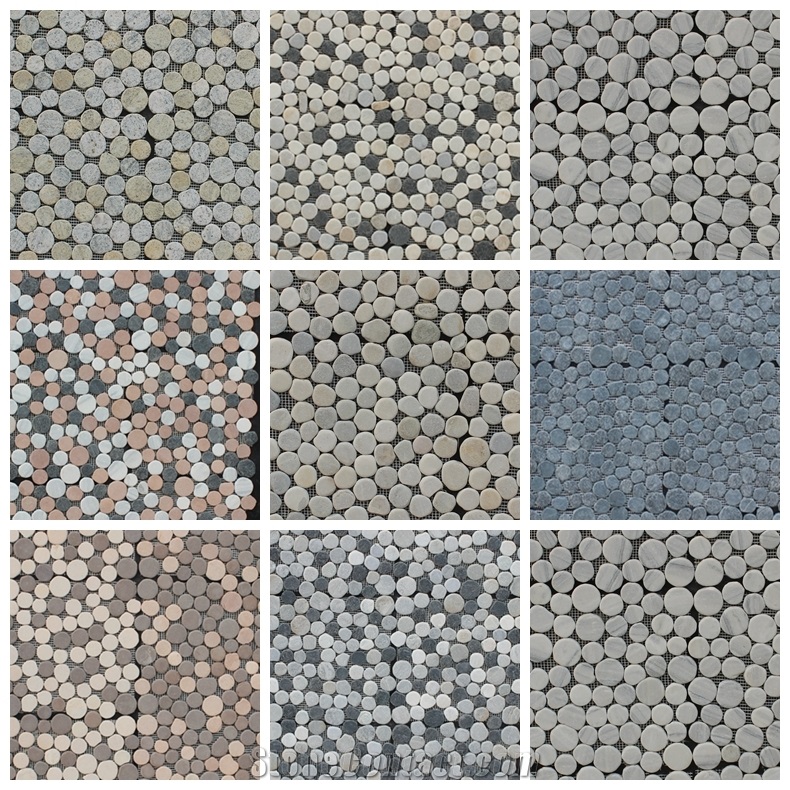 Quartz Slate Granite Marble Mosaic Wall Floor