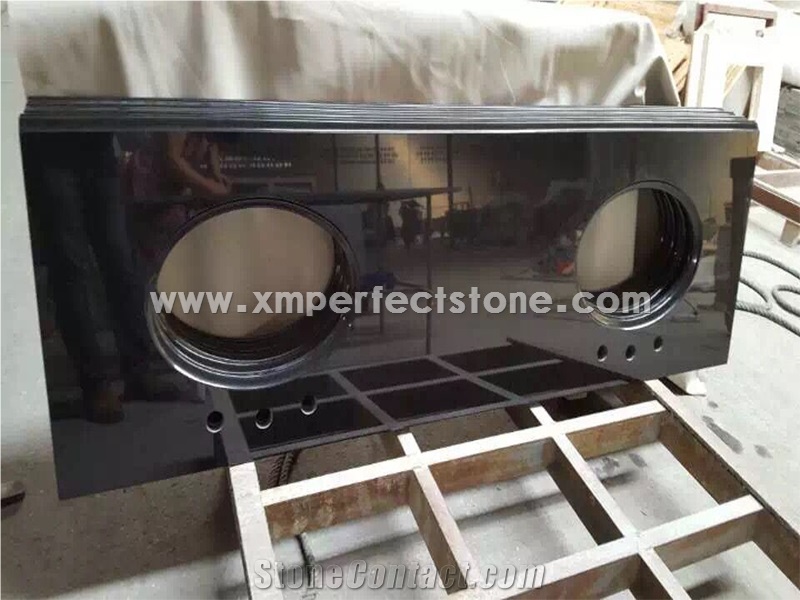 China Shanxi Black Granite Vanity Top
