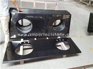 China Shanxi Black Granite Vanity Top