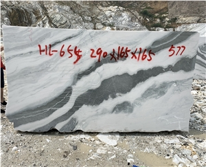 China Cheap Panda White Marble Blocks in Sell