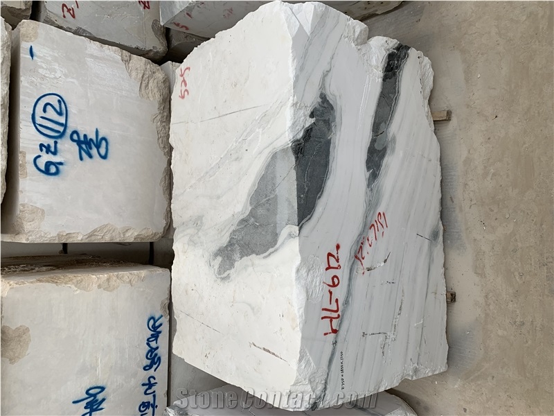 China Cheap Panda White Marble Blocks in Sell