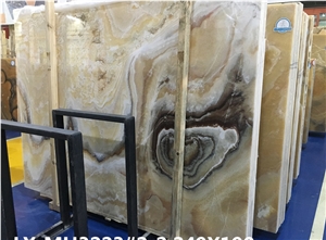 China Dragon Onyx Gold Color Slabs
