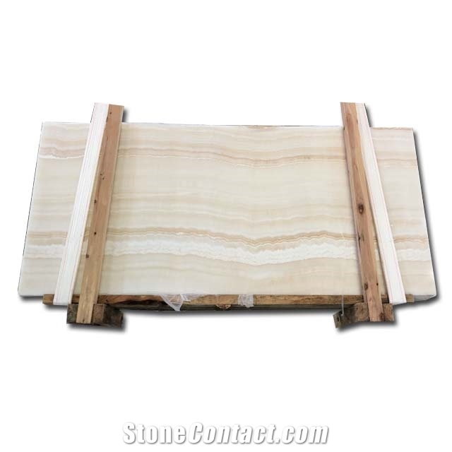 Construction Stone Bathroom Design Ivory Onyx Tile