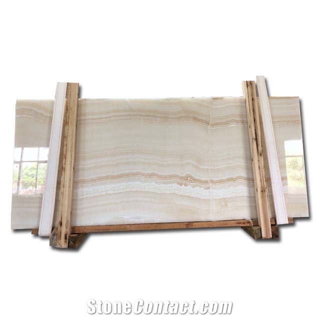 Construction Stone Bathroom Design Ivory Onyx Tile