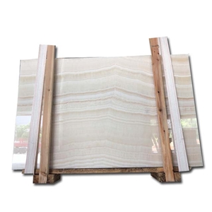 Construction Stone Toilet Design Vanilla Onyx Slab