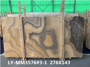 Mango Gold Onyx Slabs Yellow Onice