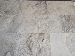 Argento Silver Grey Marble Tiles - Honed