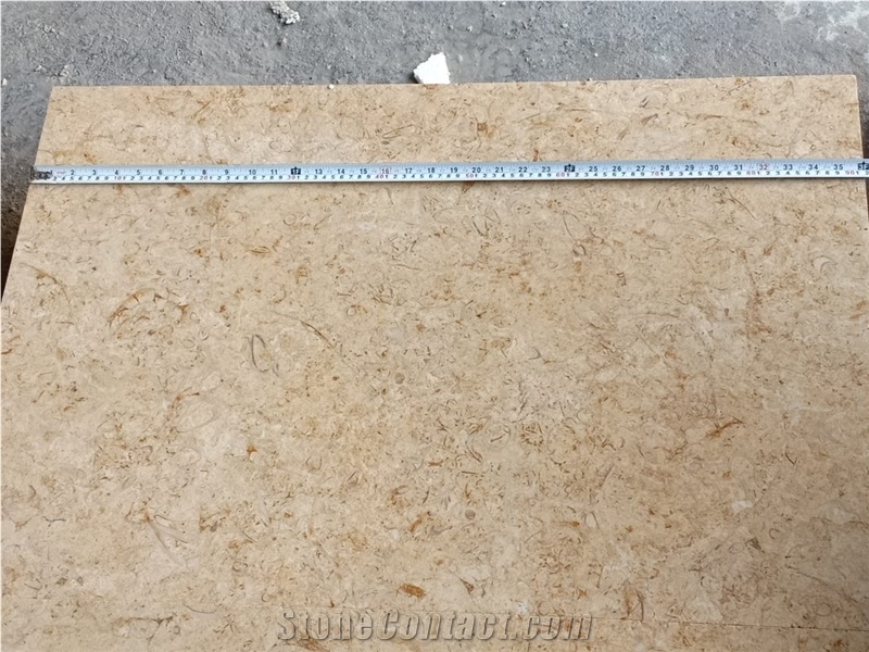 Gold Limestone Brushed Tiles