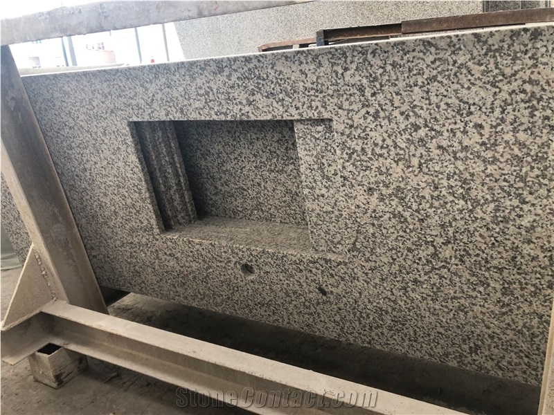 G623 Beta White Granite Bath Vanity Countertop