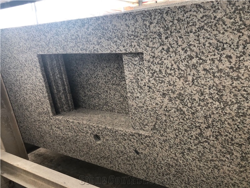 G623 Beta White Granite Bath Vanity Countertop