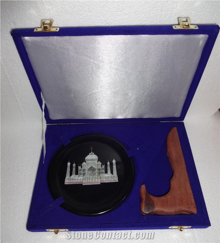 Marble Inlay Decor Plate