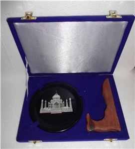 Marble Inlay Decor Plate