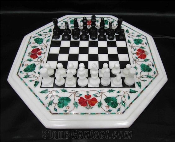 Marble Inlay Decor Plate