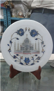 Marble Inlay Decor Plate