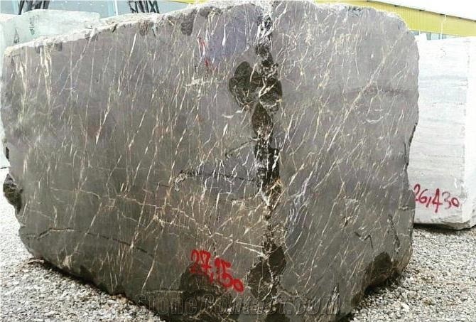 Golden Black Marble Slabs