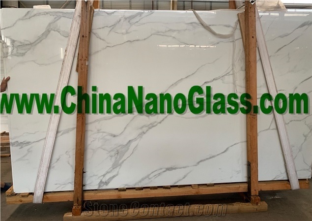 Calacatta Gold Nanoglass Slab