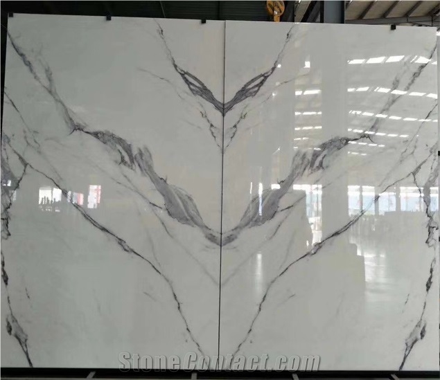 Calacatta Gold Nanoglass Slab
