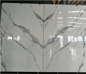 Calacatta Gold Nanoglass Slab