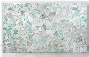 Amazonite Gemstone,Natural Green Agate Stone Slab