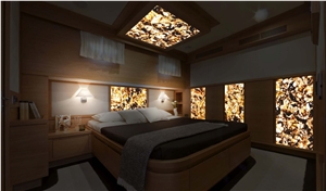 Interior Decoration Semi Precious Petrified Wood