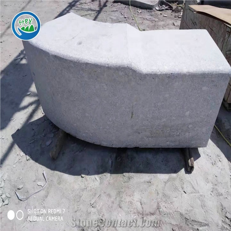 Grey Granite Garden Bench