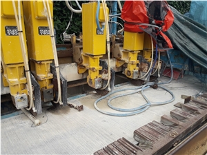 Multiple Marble Tile Cutting Machine Socomac Year 2003 Second Hand Stone Strip Cutting,Edge Trimming Machine