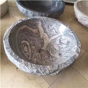 China Juparana Granite Wash Basins, Stone Sinks