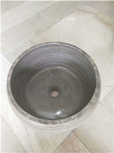 Grey Wooden Marble Sinks,Grey Marble Basins