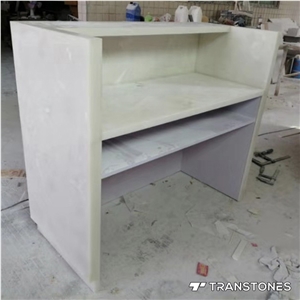 Acrylic Countertop Faux Alabaster For Front Desk