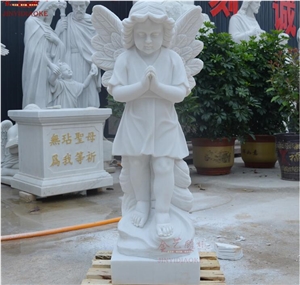 Angel Prayer Statue Garden Architectural Sculpture